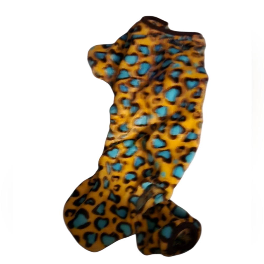 Nicole Miller Blue and Brown Pet Pj Or Outfit